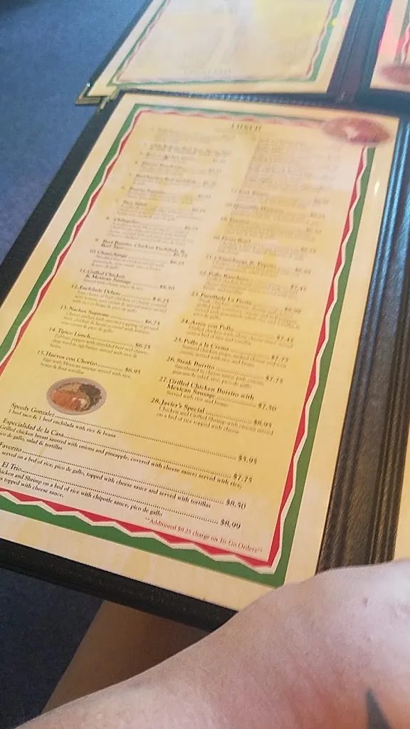 Menu_La Fiesta Mexican Restaurant_Tarboro, NC_image_old_2