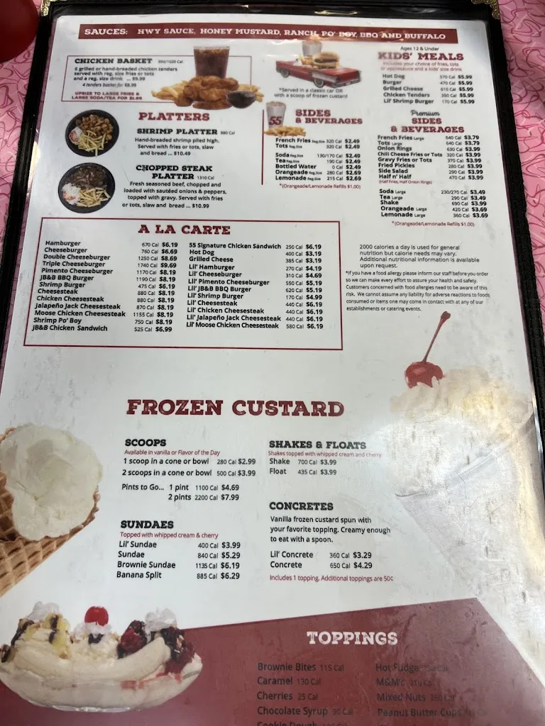 Menu_Hwy 55 Burgers Shakes & Fries_Tarboro, NC_image_old_2