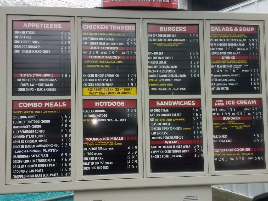 Menu_C F Jones Classic Cafe_Mt Airy, NC_image_old_1
