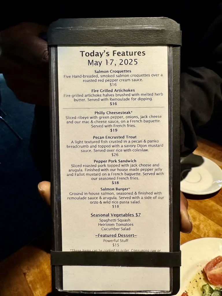 Menu_J. Alexander's Restaurant_Raleigh, NC_image_old_2