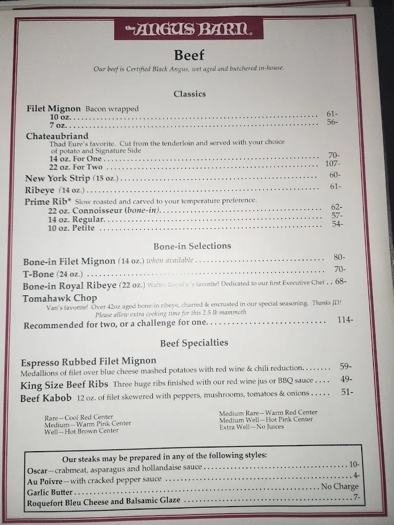 Menu_Angus Barn_Raleigh, NC_image_old_1