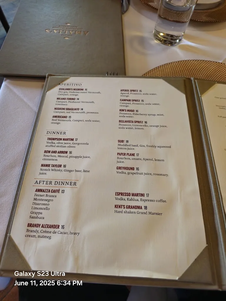 Menu_Amalia's Authentic Italian Restaurant_Wake Forest, NC_image_old_2