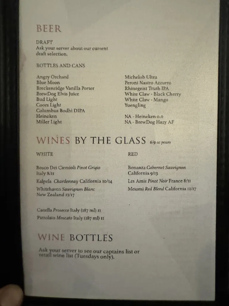 Menu_Quinn's Kitchen and Bar_Bay Village, OH_image_old_2