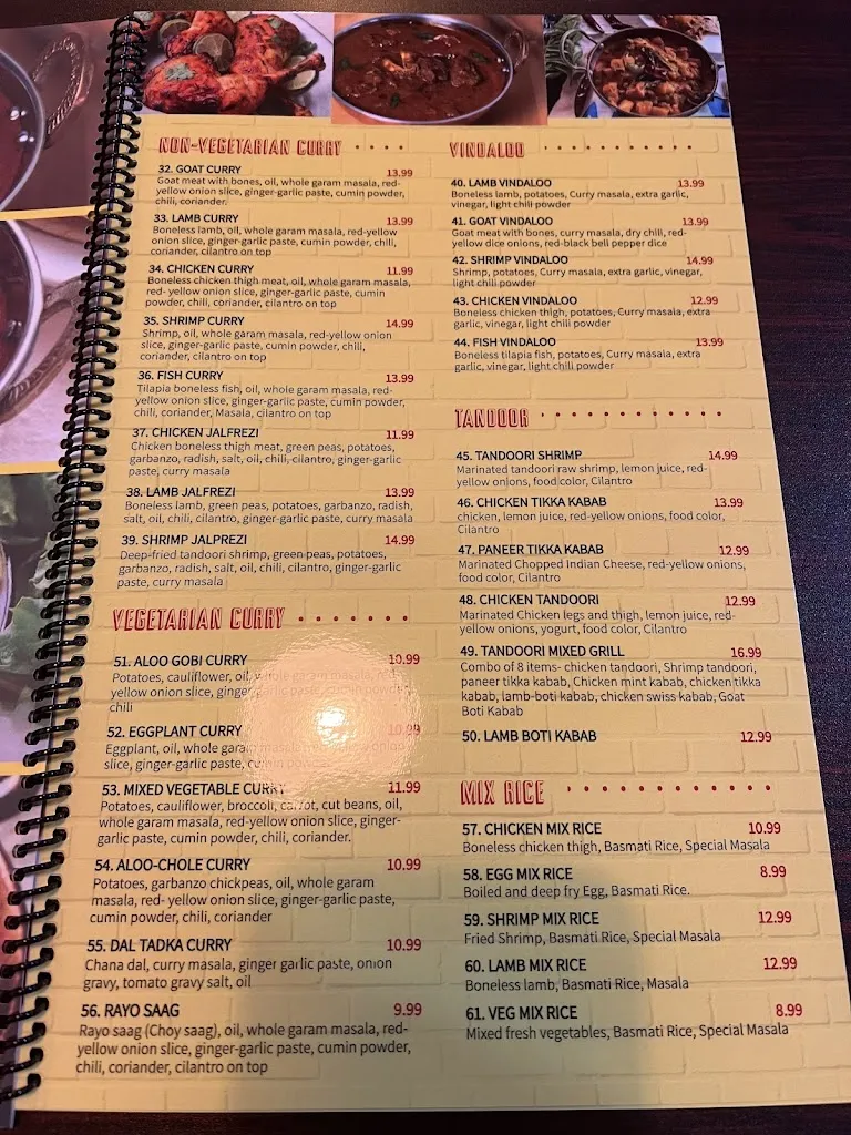 Menu_Indian & Nepali Kitchen Restaurant & Bar_Pataskala, OH_image_old_1