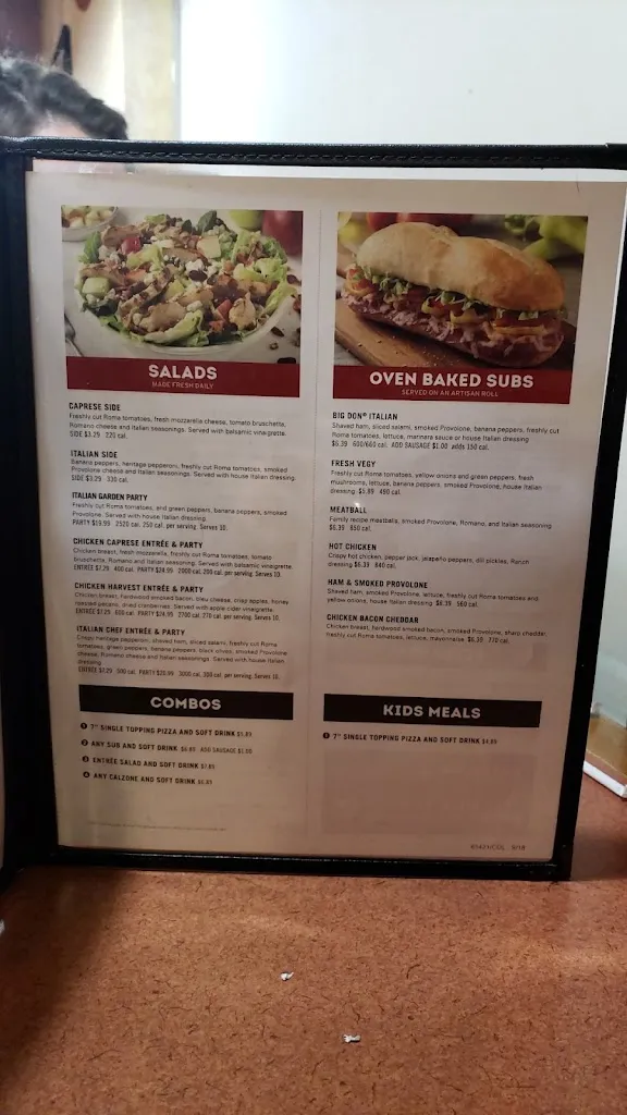 Menu_Donatos Pizza_Pataskala, OH_image_old_1