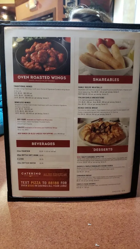 Menu_Donatos Pizza_Pataskala, OH_image_old_3