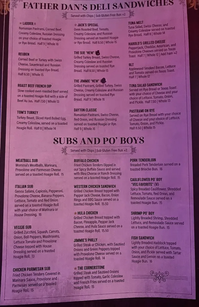 Menu_Jimmie's Ladder 11_Dayton, OH_image_old_3