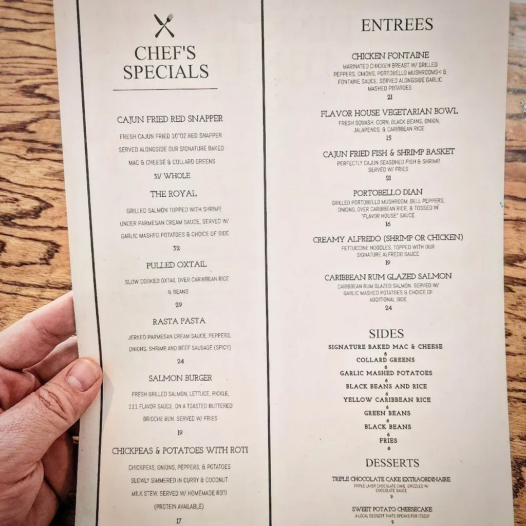 Menu_Flavor House_Dayton, OH_image_old_1