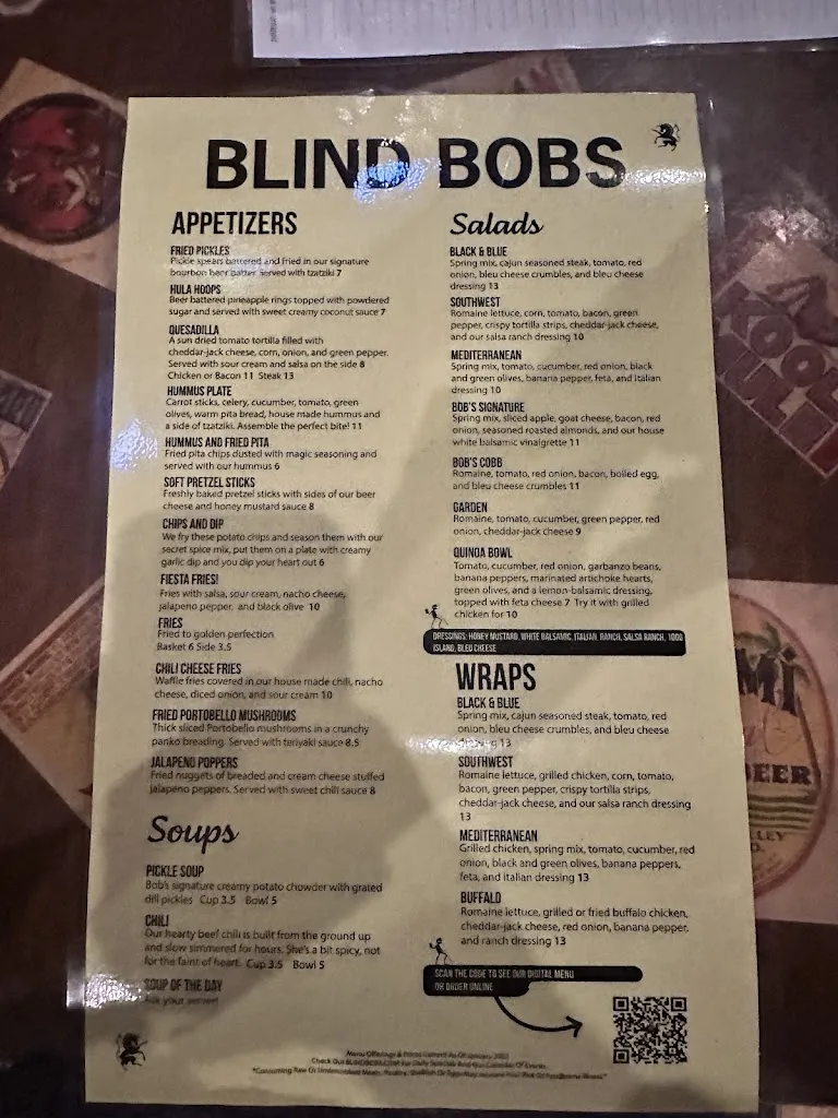Menu_Blind Bob's_Dayton, OH_image_old_3