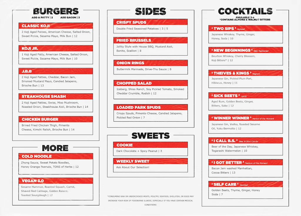 Menu_Koji Burger_Dayton, OH_image_old_1