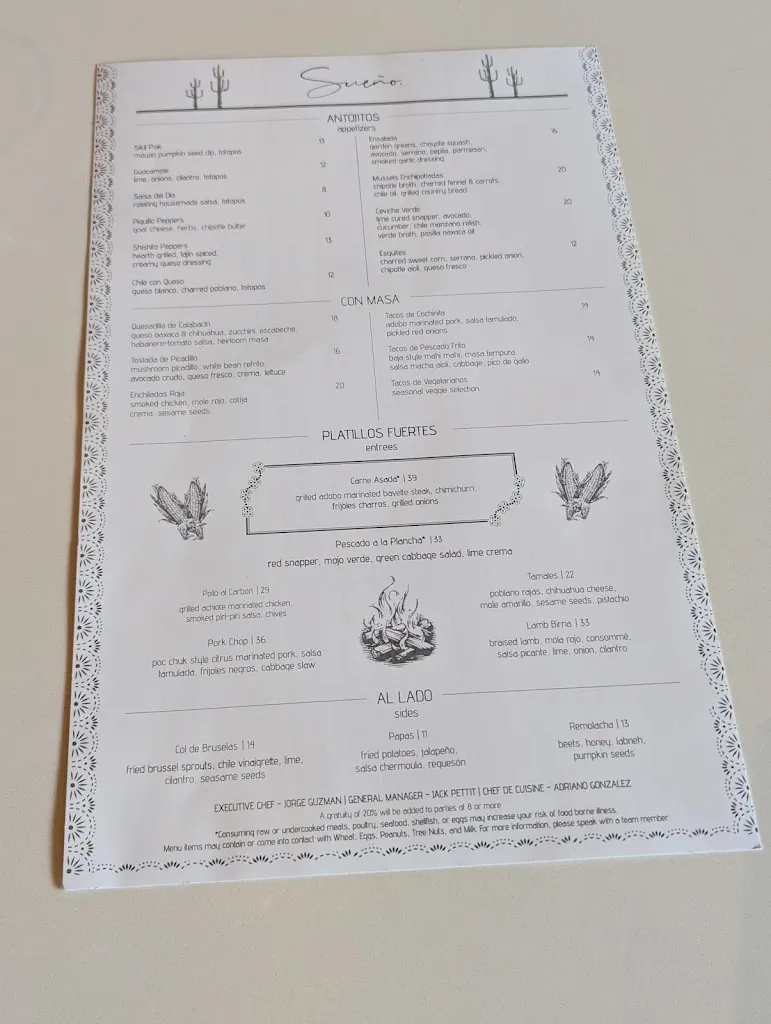 Menu_Sueño_Dayton, OH_image_old_1