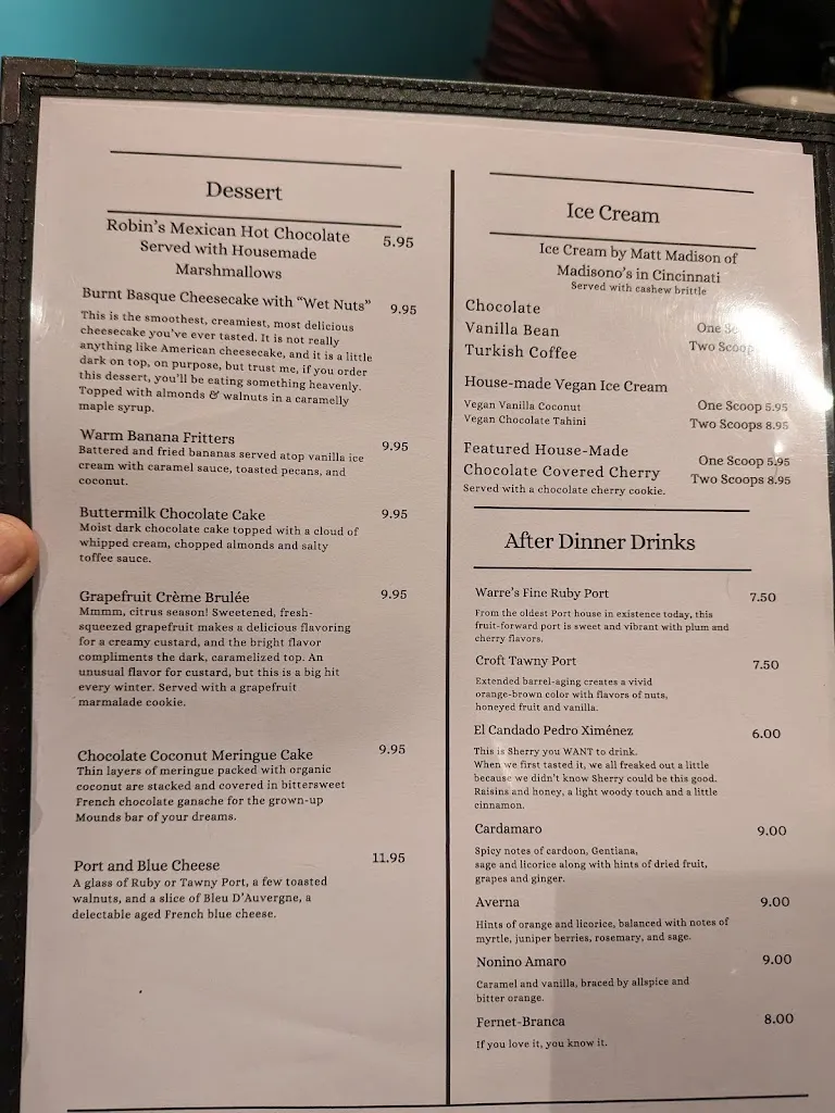 Menu_Meadowlark Restaurant_Dayton, OH_image_old_1