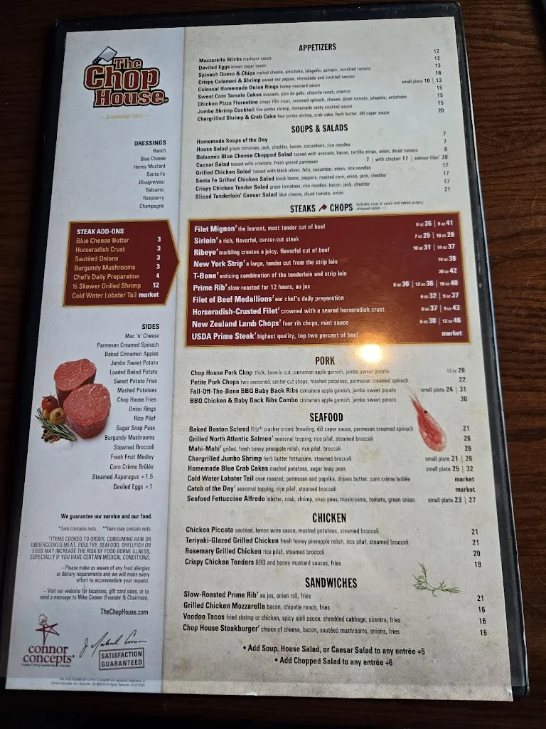 The Chop House restaurante en Dayton, OH