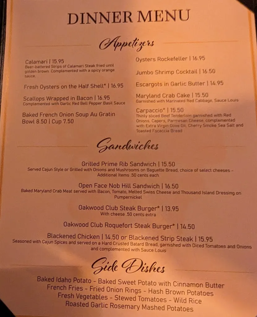 Oakwood Club_Dayton, OH_menu_imagen_3