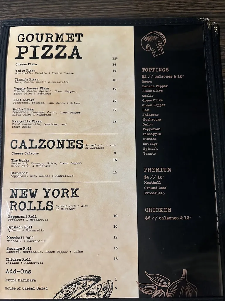 Menu_Jimmy's Italian Cuisine & Bar_Dayton, OH_image_old_3