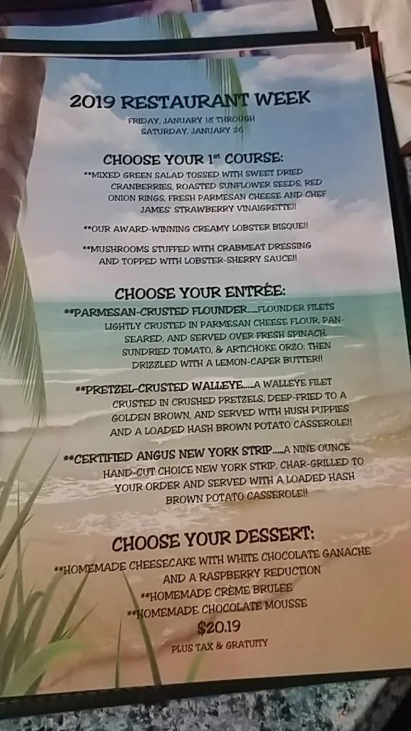 Menu_The Dock Food and Spirits_Enon, OH_image_old_1