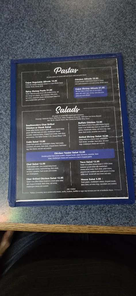 Menu_Taylor's Tavern_Springfield, OH_image_old_3