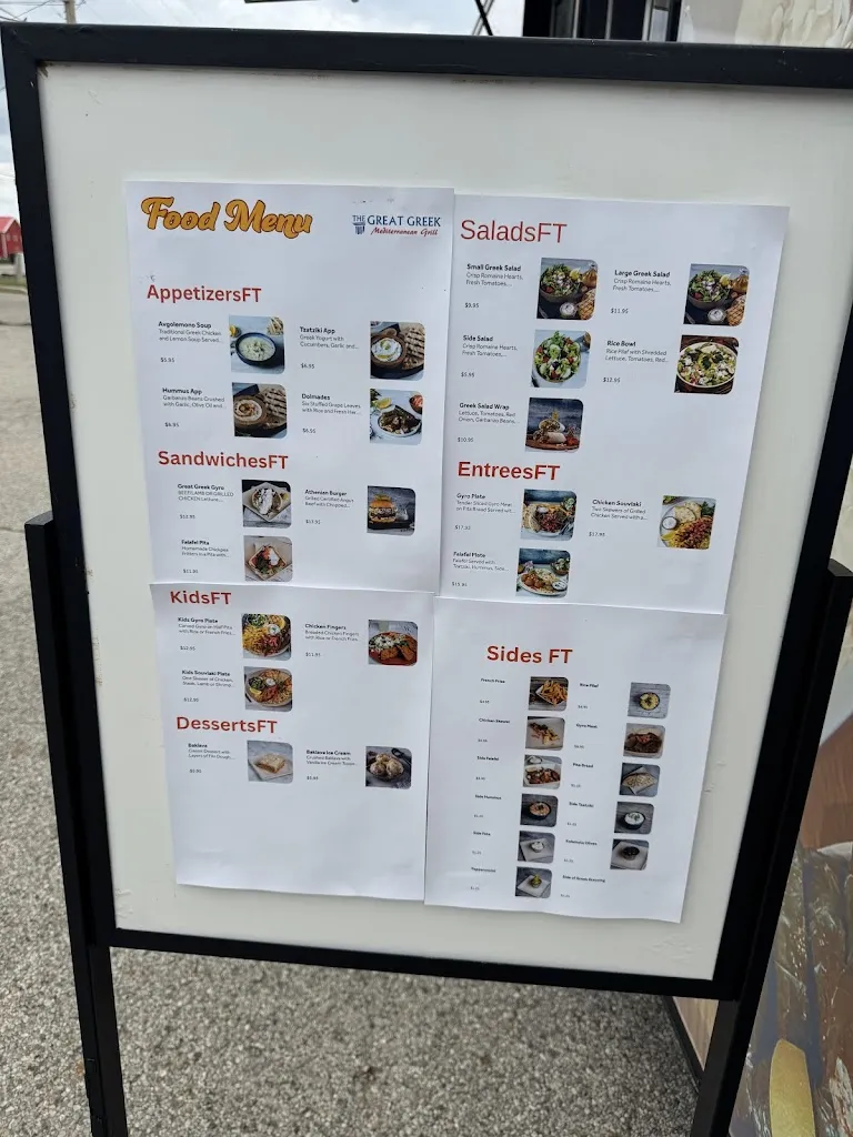 Menu_The Great Greek Food Truck - Ohio_Enon, OH_image_old_1