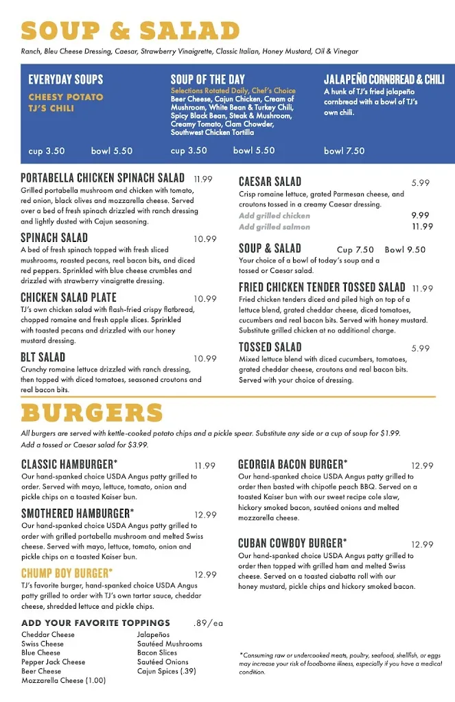 Menu_TJ Chumps_Miamisburg, OH_image_old_2