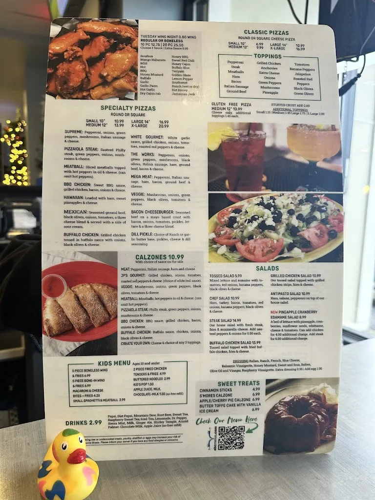 Menu_JP's Pizzeria & Grill_Calcutta, OH_image_old_2