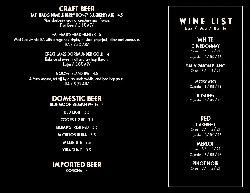 Menu_North Canton Grinders Above & Beyond_North Canton, OH_image_old_3