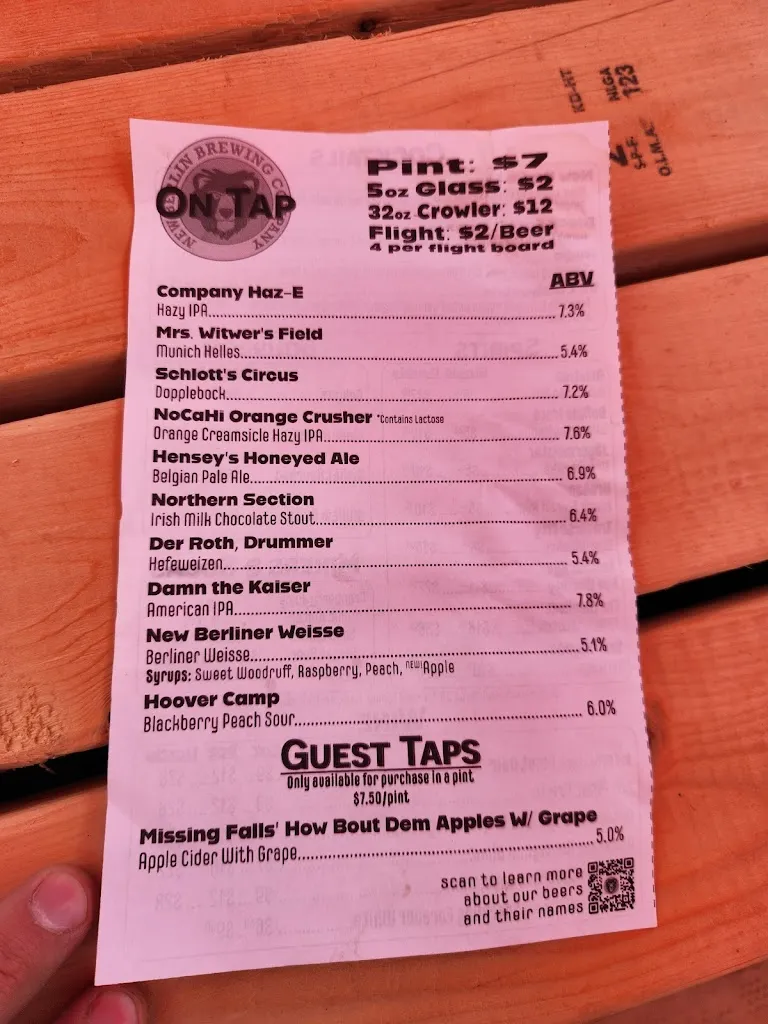 Menu_New Berlin Brewing Company_North Canton, OH_image_old_2