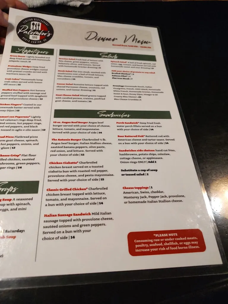 Palombo's Italian Restaurant restaurant in North Canton, OH