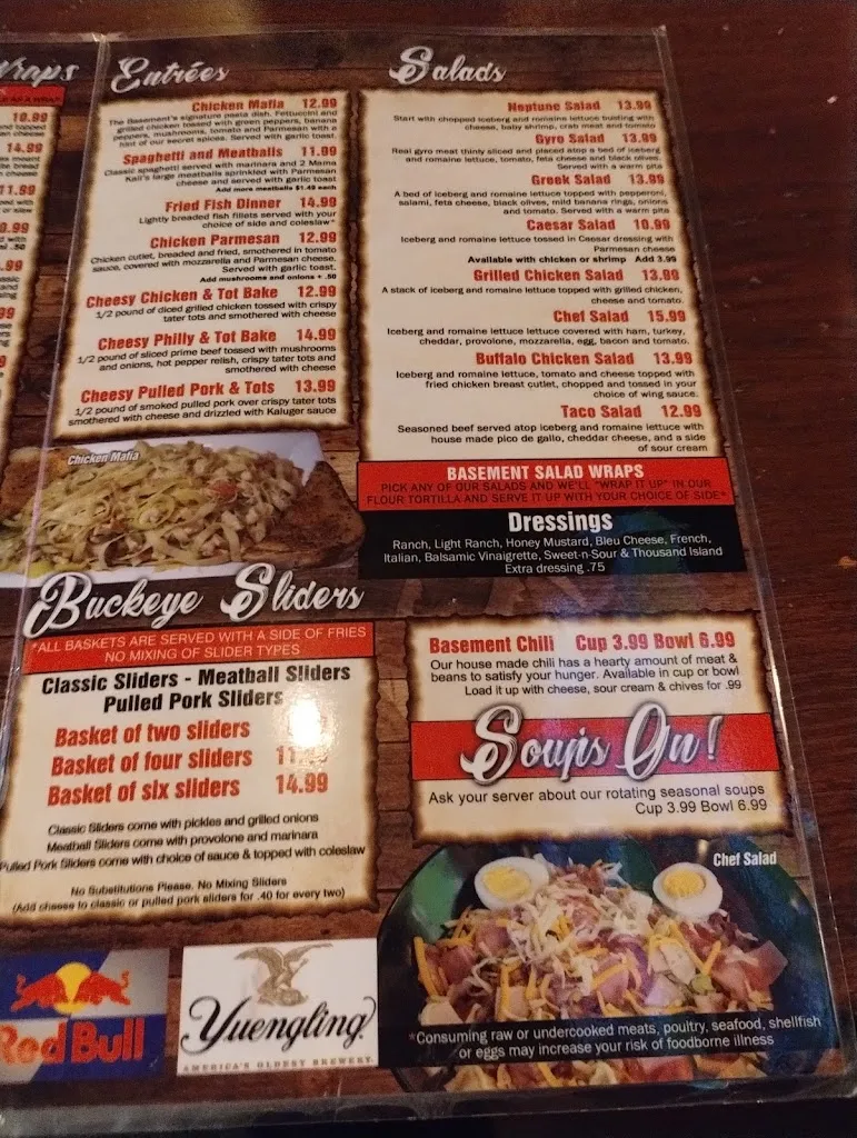 The Basement Sports Bar & Grill restaurant in North Canton, OH
