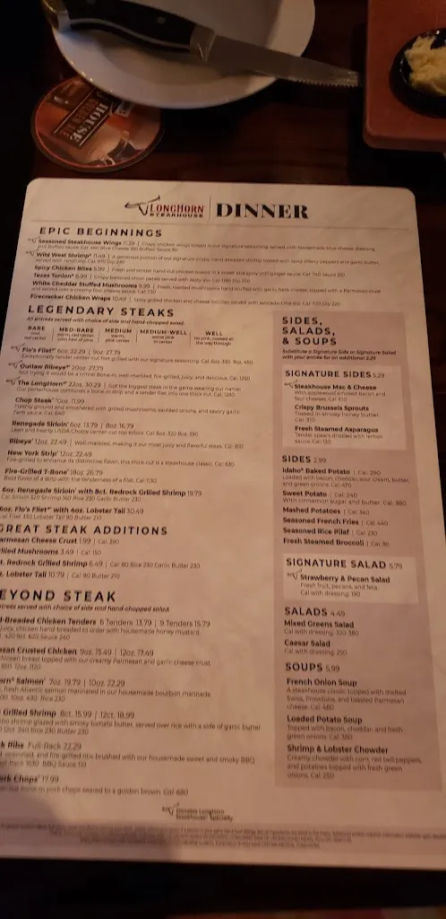 Menu_LongHorn Steakhouse_North Canton, OH_image_old_3