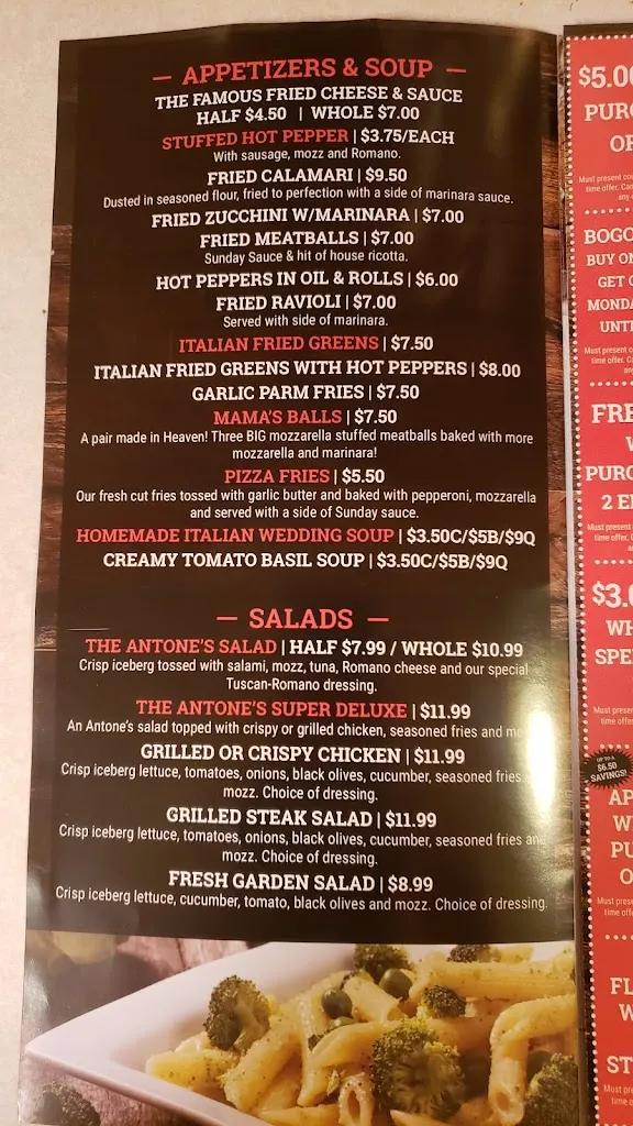 Menu_Antone's Kitchen Warren_Warren, OH_image_old_2