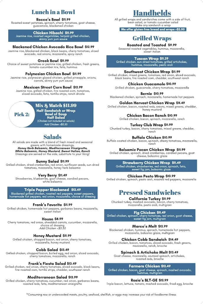 Menu_Franks Cafe - Howland_Warren, OH_image_old_3