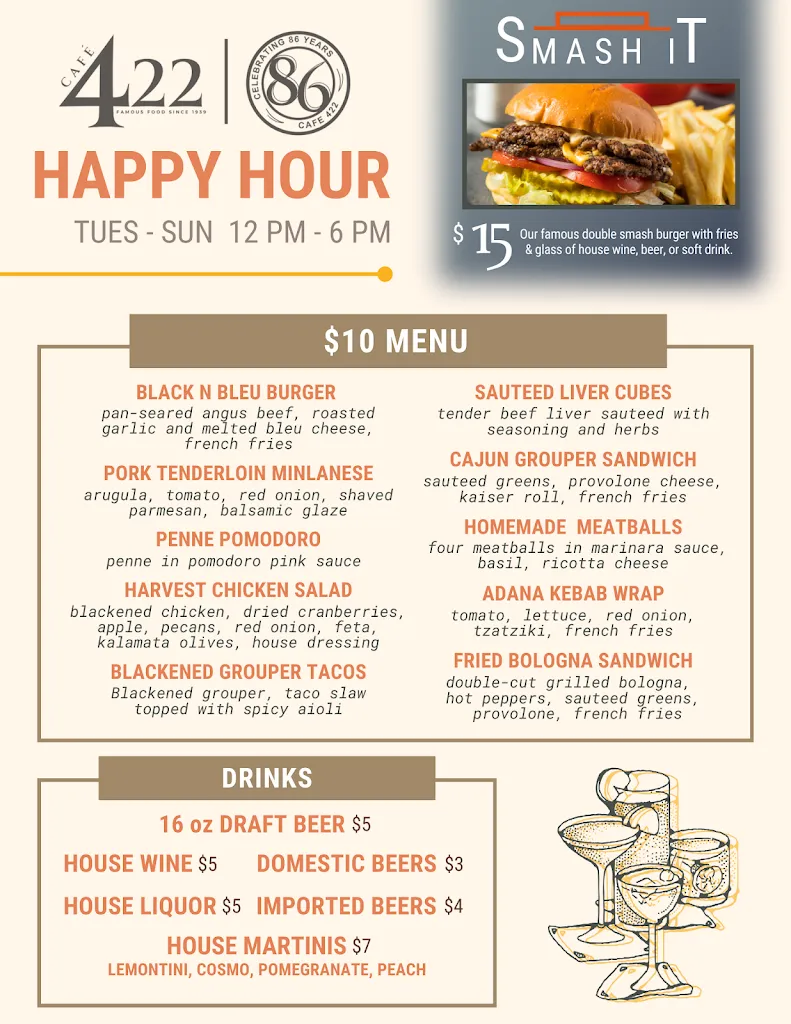 Menu_Cafe 422_Warren, OH_image_old_2