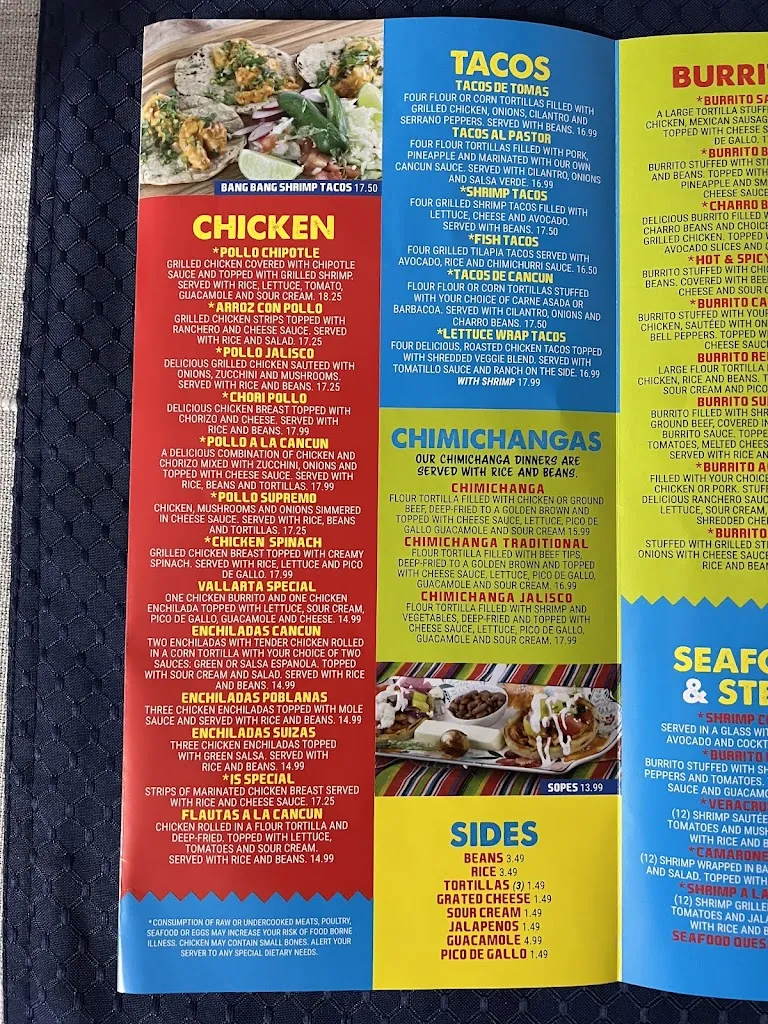 Menu_Cancun Mexican Bar and Grill Middletown_Middletown, OH_image_old_2