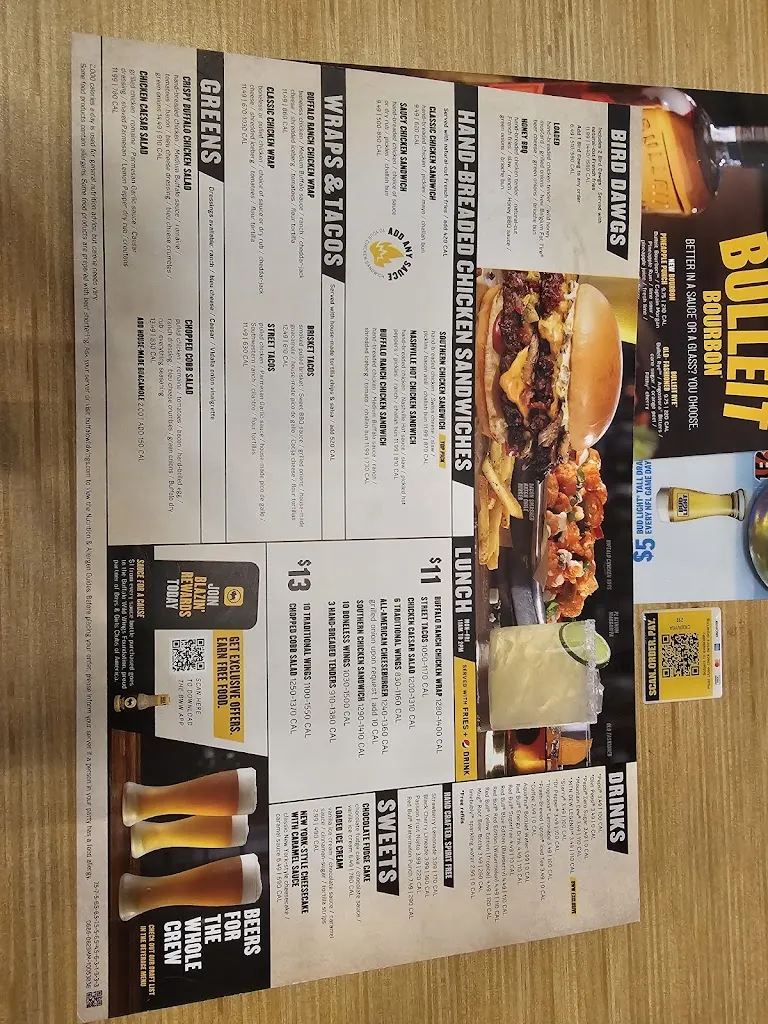 Menu_Buffalo Wild Wings_Middletown, OH_image_old_2