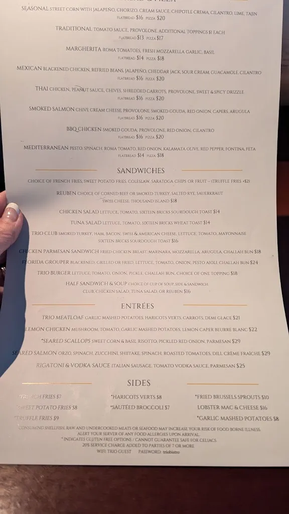 Menu_Trio Bistro_Cincinnati, OH_image_old_1