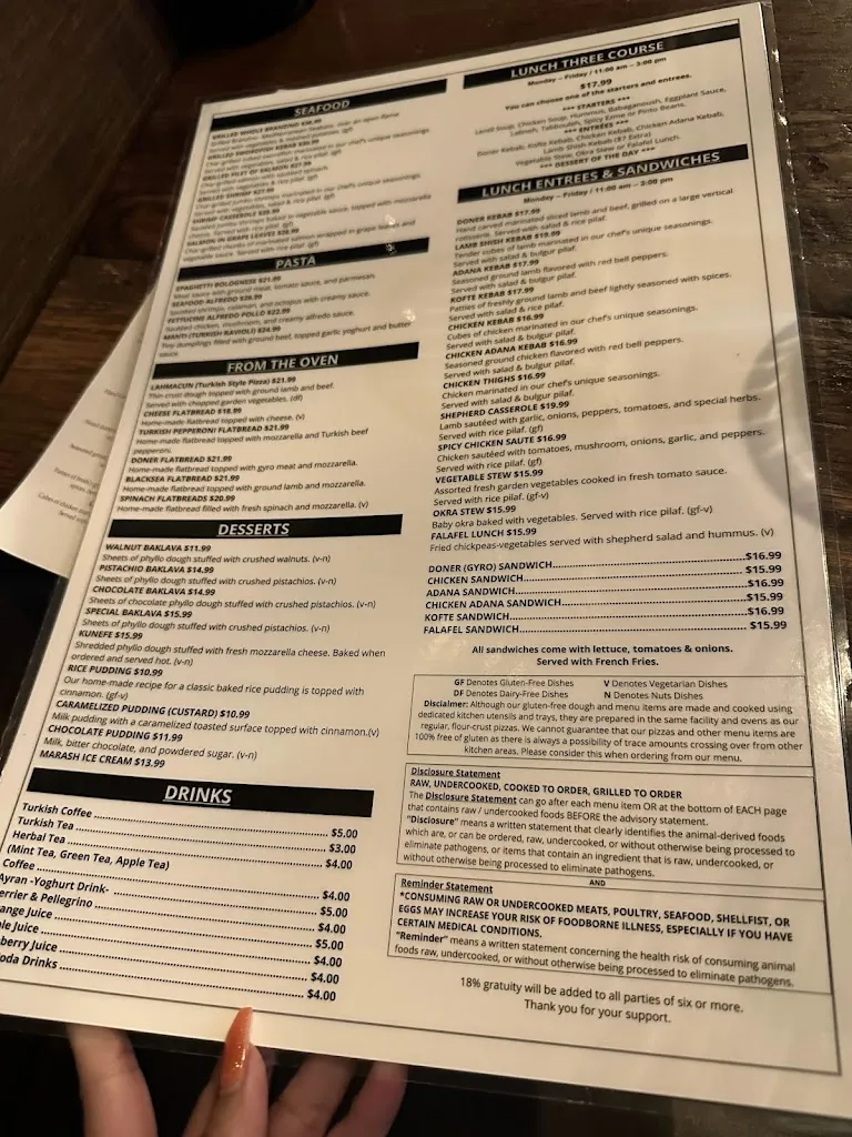 Menu_Truva Turkish Kitchen | Kenwood_Cincinnati, OH_image_old_2