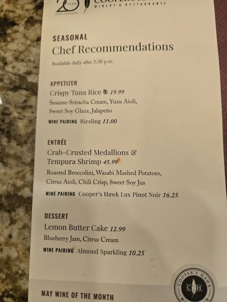 Menu_Cooper’s Hawk Winery & Restaurant_Cincinnati, OH_image_old_2