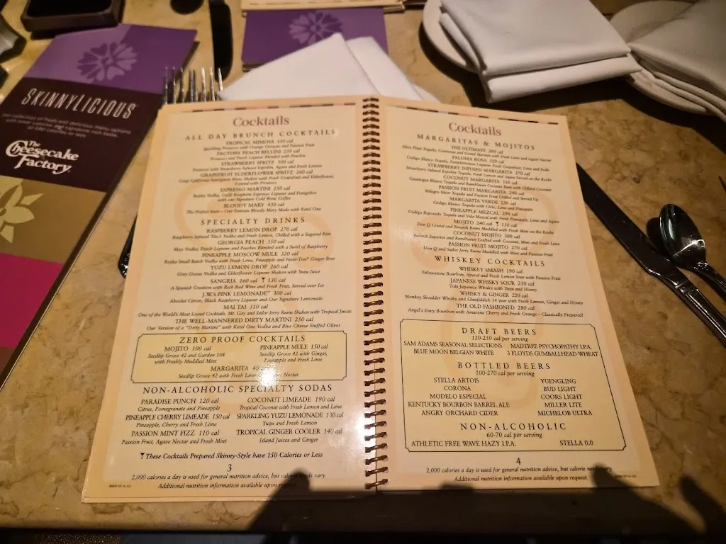 Menu_The Cheesecake Factory_Cincinnati, OH_image_old_2