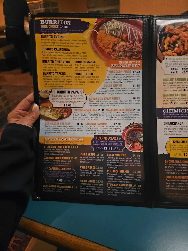 Menu_Señor Antonio's_Lewis Center, OH_image_old_3