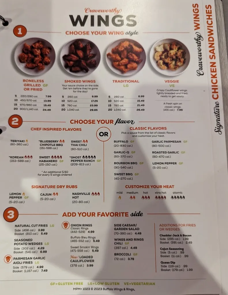 Menu_Wings and Rings_Lewis Center, OH_image_old_2