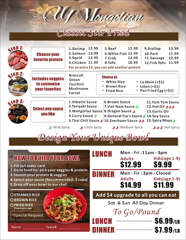 Menu_WY Mongolian Grill&Sushi_Lewis Center, OH_image_old_1