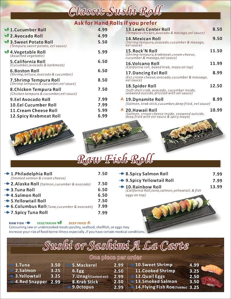 Menu_WY Mongolian Grill&Sushi_Lewis Center, OH_image_old_2