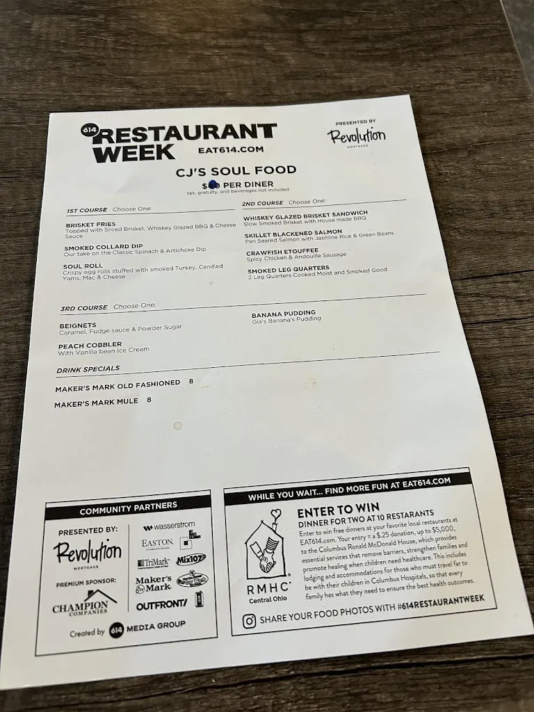 Menu_CJ's Soul Food_Westerville, OH_image_old_2