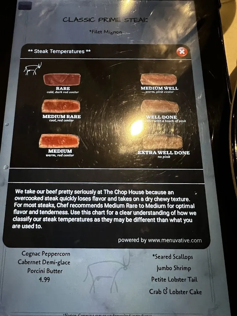 Menu_The Chop House Toledo_Toledo, OH_image_old_1