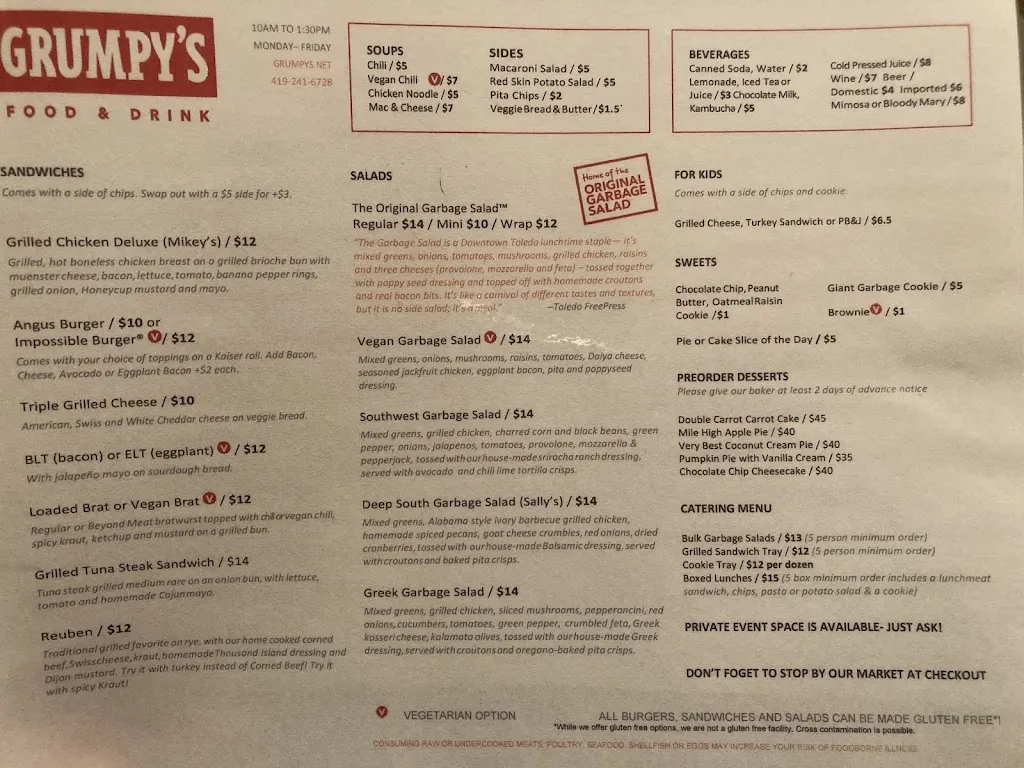 Menu_Grumpy's Toledo_Toledo, OH_image_old_2