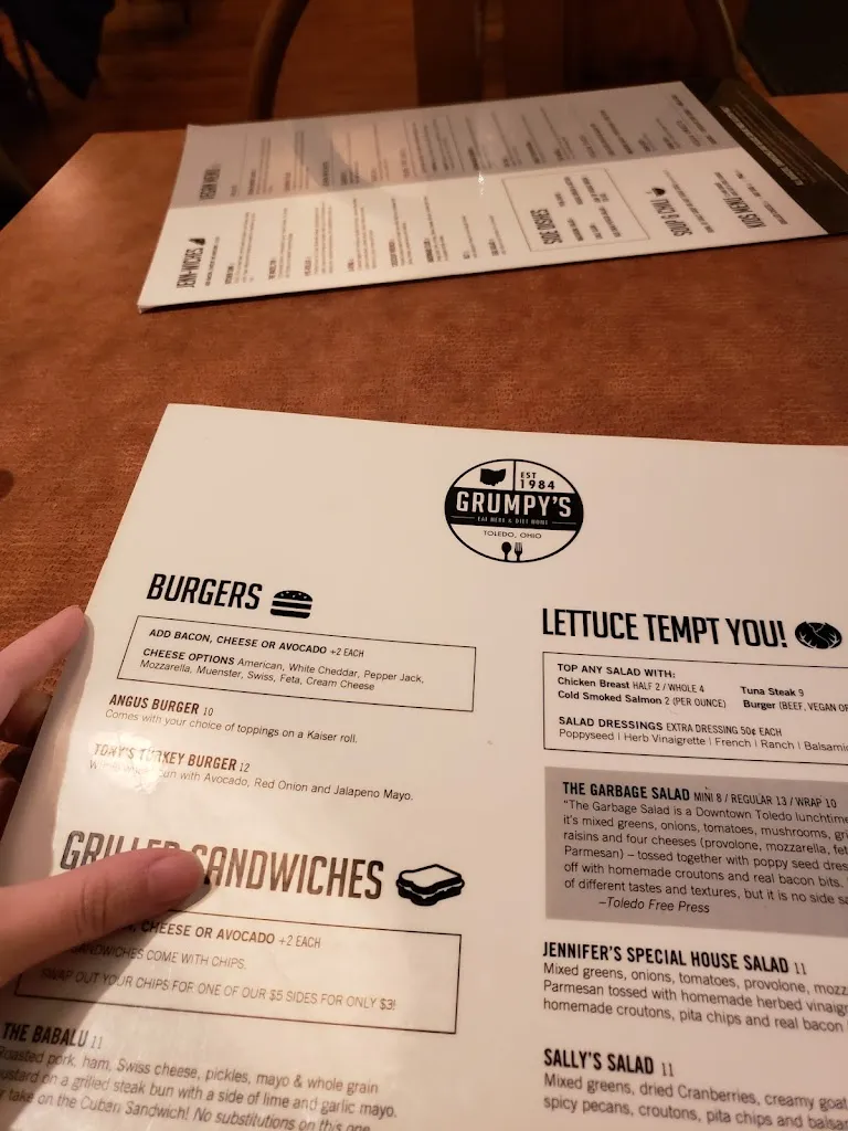 Menu_Grumpy's Toledo_Toledo, OH_image_old_3