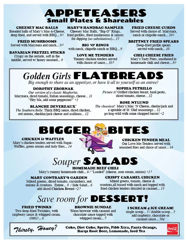 Menu_Hamburger Marys_Toledo, OH_image_old_3