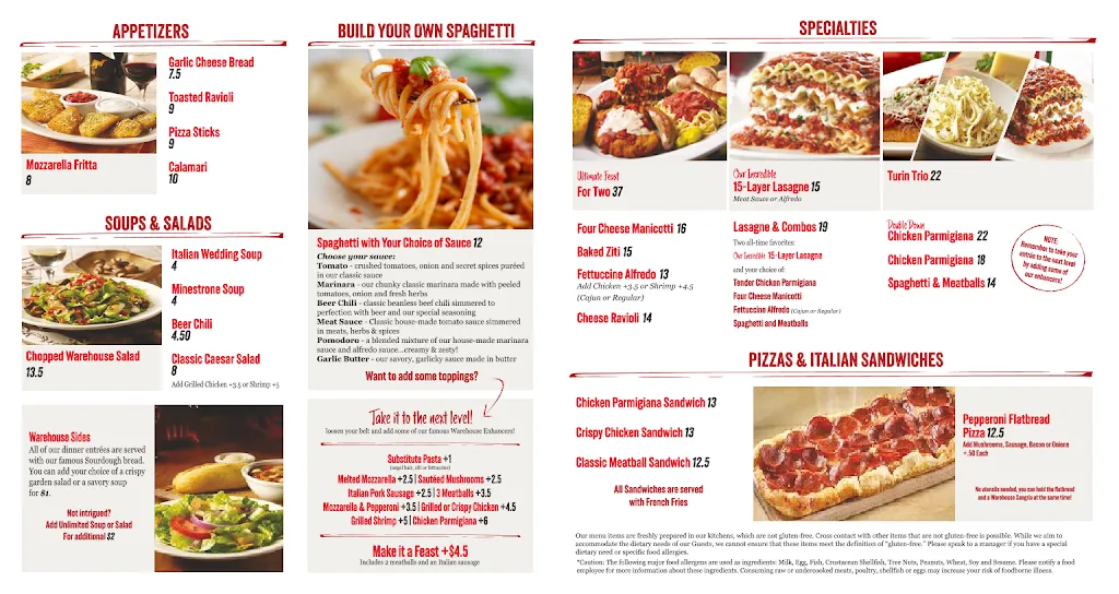 Menu_Spaghetti Warehouse_Toledo, OH_image_old_1