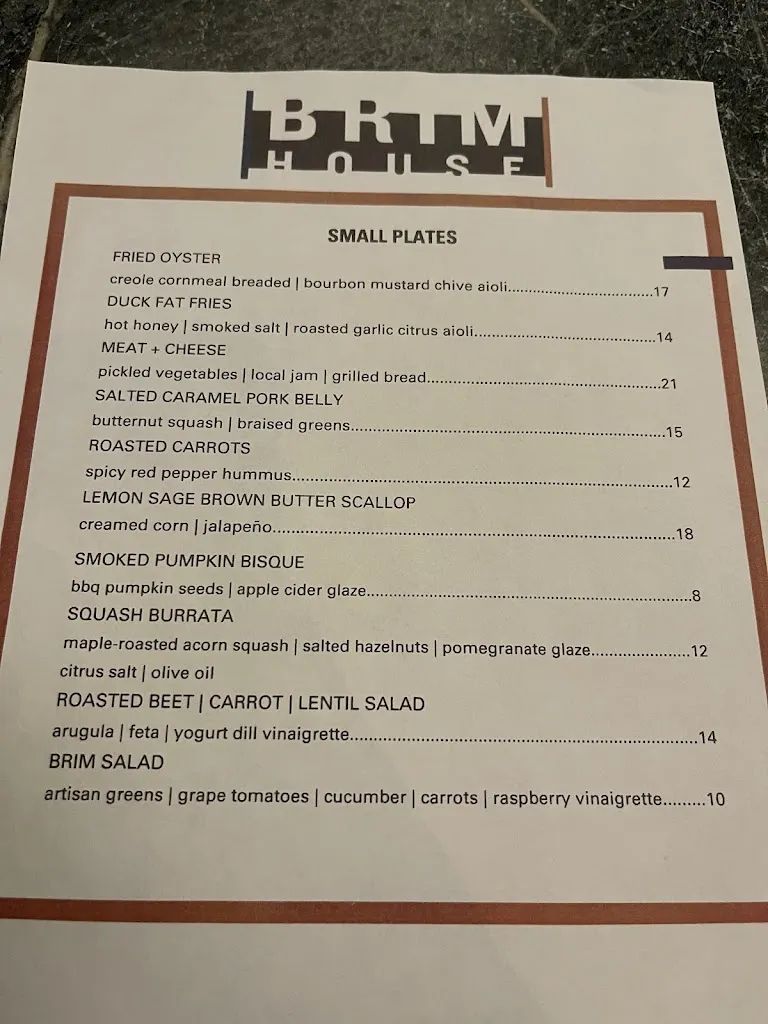 Brim House_Toledo, OH_menu_imagen_2