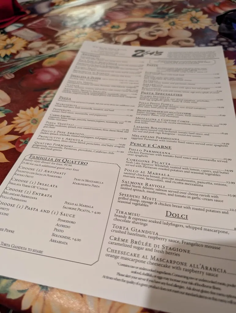 Menu_Zia's_Toledo, OH_image_old_2